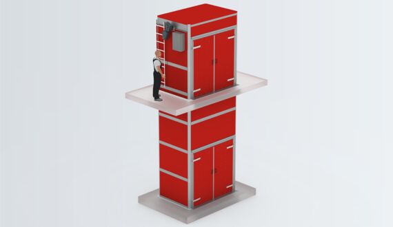 classic goods lift by gebhardt intralogistics